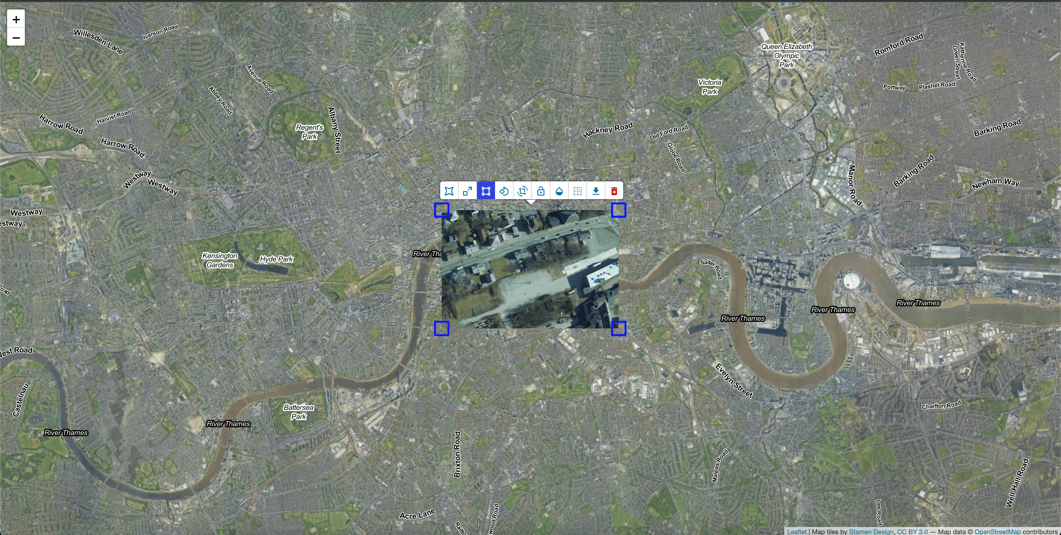 Leaflet.DistortableImage