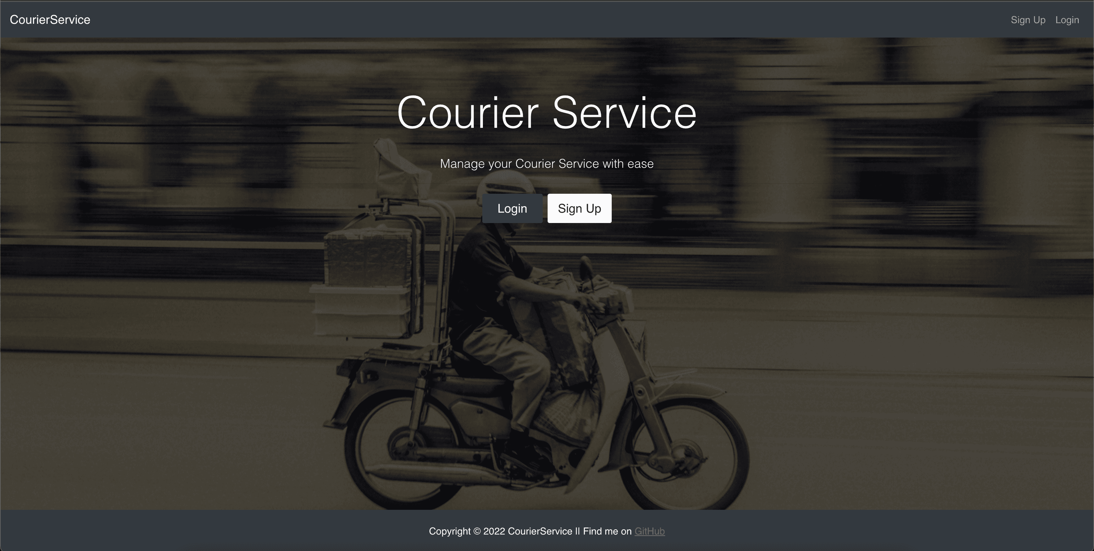 Courier Service Management